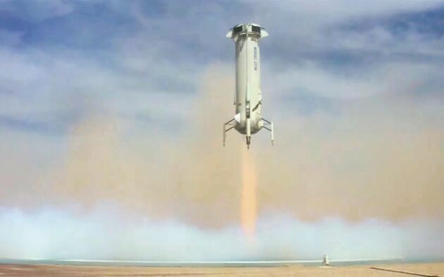 Blue Origin suborbital test flight to space includes live rehearsal for future spacefliers