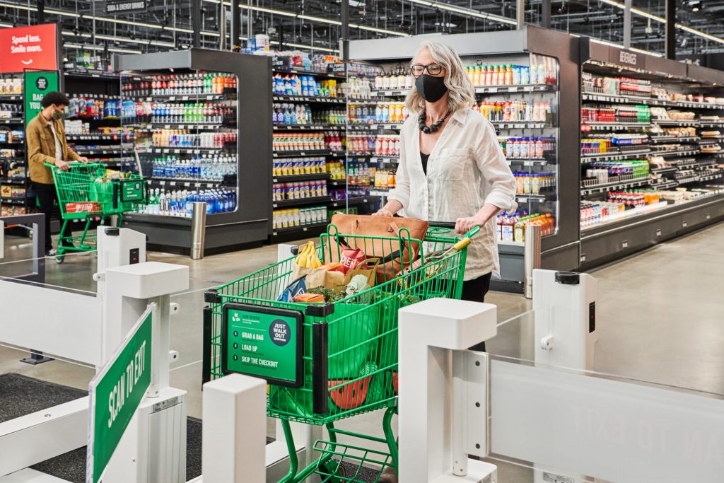 Amazon brings cashierless tech to full-size grocery store for first time at new Seattle-area location