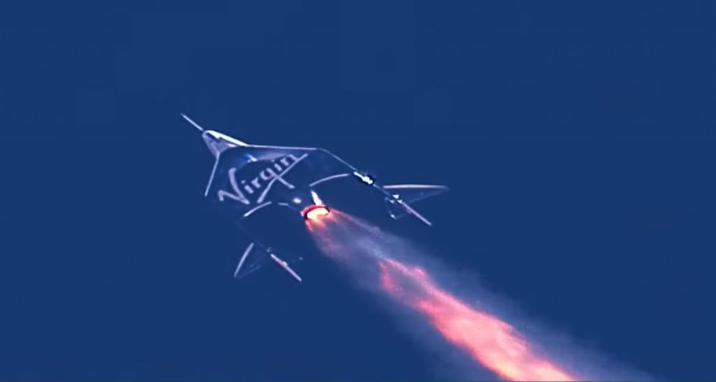 SpaceShipTwo launch