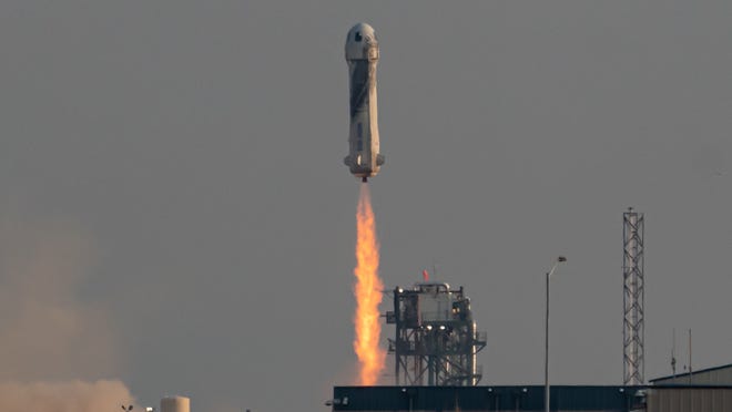 Jeff Bezos, Blue Origin rocket touch down after historic spaceflight